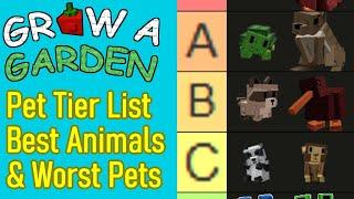 Grow a Garden pet tier list, BEST PETS ranking, ALL 31 Animals tier list