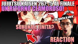 LA BATTAGLIA CONTRO SUKUNA VOLGE ALLA FINE CON UN RITORNO CLAMOROSO | JJK 267 REACTION - 4 AL FINALE