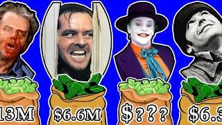  Jack Nicholson's Paycheck for Every Role | Hits and Flops Movie List