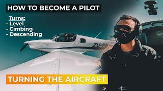 How to turn an Aeroplane?? || STUDENT PILOT TRAINING