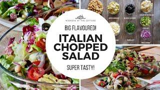 The best ITALIAN CHOPPED SALAD recipe ever!