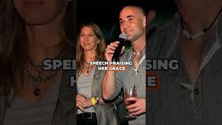 When Steffi Graf was moved to tears by husband Andre Agassi's speech on her 