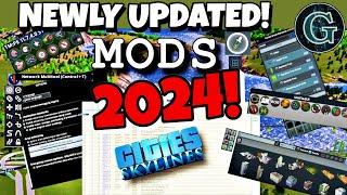 TOP 10 MODS CITIES SKYLINES 2024 + BONUS