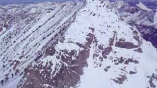 Sawtooth Mountains Winter Panorama