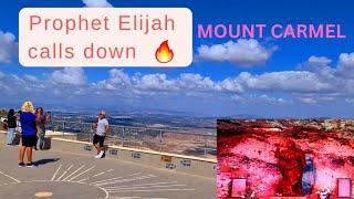 PROPHET ELIJAH. Let's visit Mount Carmel where Elijah called down fire. Journey from Cave of Elijah