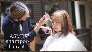 [ASMR] Veteran hairdresser shampoo & haircut / good sleep acmp haircut