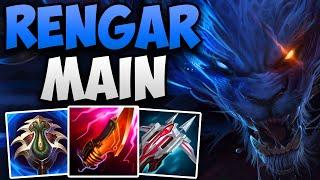 CHALLENGER RENGAR MAIN DOMINATES WITH BUFFED RENGAR! | CHALLENGER RENGAR JUNGLE GAMEPLAY | 14.23 S14