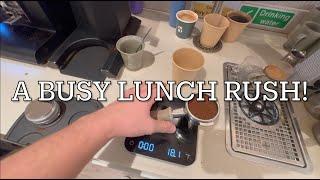 POV- Barista works a *BUSY* lunch rush!