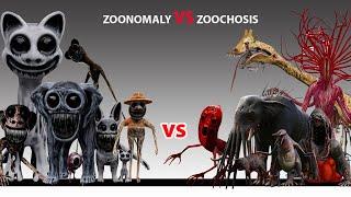 ZOONOMALY MONTERS VS ZOOCHOSIS MONSTERS SIZE COMPARISON