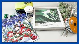 Dollar Tree Gift Bag DIY || Winter Decor DIY || Just 1 Quick Craft