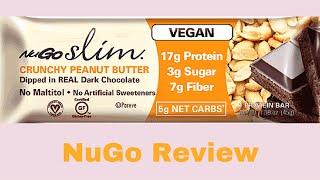 NuGo Slim Vegan Protein Bar Review