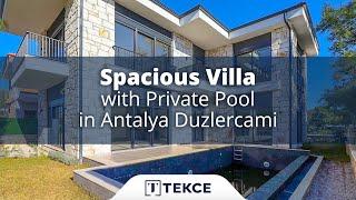 Spacious Villa with Private Pool in Antalya Duzlercami | Antalya Homes ®