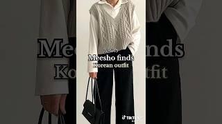 Korean outfit idea meesho | #meesho #fashion #aesthetic #shorts