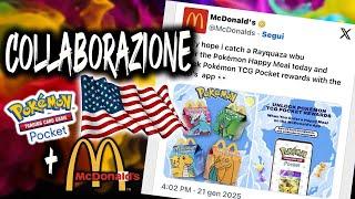 Pokémon POCKET X MC DONALD'S NUOVA COLLAB! ARRIVERA' IN ITALIA?!? Pokémon Trading Card Games Pocket