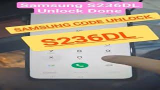 Samsung S236DL unlock code 100% Working!  #samsung #unlock