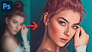 How to Cartoon Yourself in Photoshop - Portrait Effect Tutorial