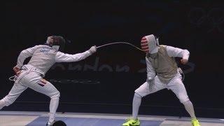 Germany win Bronze in Men's Fencing Team Foil - London 2012 Olympics