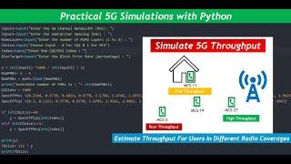 Python (Session 2): Practical 5G Throughput Simulation with Python