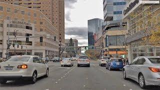 Driving Downtown - Bellevue 4K - Seattle USA