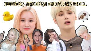 [TXT/Kep1er/휴닝카이/휴닝바히에] Huening Siblings' Imitating & Impersonating Skills Compilation