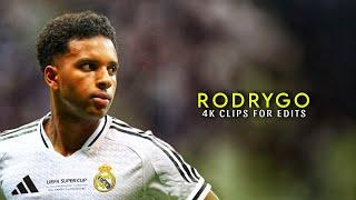 Rodrygo Goes 2024 ● 4K FREE CLIPS / NO WATERMARK ● FREE TO USE ● 2160P ● D74 Edits