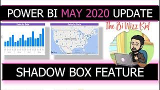 Wow, Power BI SHADOW effect FEATURE REVIEW! How to apply shadow box to your visuals May 2020 Update!