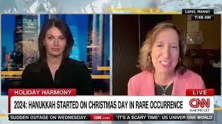 Abigail Pogrebin on CNN re Hanukkah & Christmas converging - anchor Bianna Golodryga