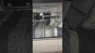 I know, it’s dark… I’ll update soon #rvremodel #rvinspiration #rvupgrades #rvbedroom #rv #camper