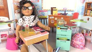 American Girl Doll School Classroom and Our Generation School Accessories