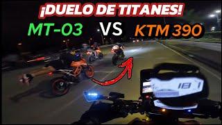 MT-03 vs KTM 390 DUELO DE TITANES