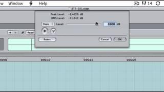 How To Normalize Audio in Apple Soundtrack Pro