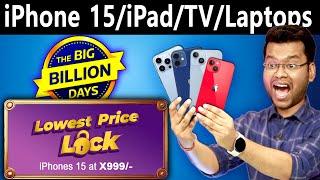 iPhone 15 at Lowest Price in Flipkart Big Billion Days Sale | Flipkart Lowest Lock Price iPhone 15