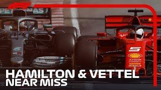 Hamilton And Vettel's Near Miss In Montreal | 2019 Canadian Grand Prix