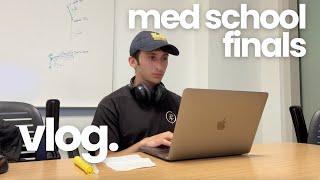 Studying for Medical School FINALS! | MS1 Vlog + How I Prepare for Med School Exams 