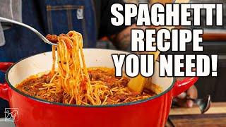 The Only Homemade Spaghetti Recipe You'll Ever Need