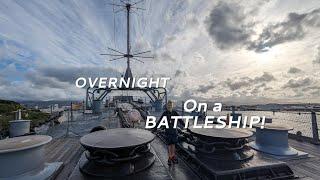 OVERNIGHT! The USS Missouri!