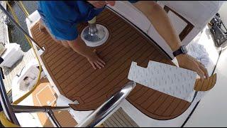 How to modernize your cockpit with TexDeck foam flooring | PowerBoat TV Boating DIY