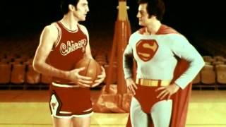 United States Air Force commercial with Jerry Sloan of the Chicago Bulls and.. Superman?