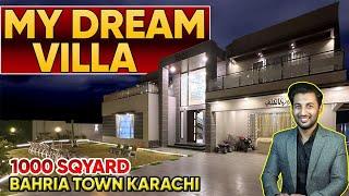 1000 Sqyard Luxurious Villa In Bahria Town Karachi || 2 Swimming Pools , Huge Garden || Precinct 7