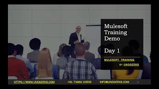 Mulesoft Training Demo Day 1 | Mulesoft tutorial for beginners | Mulesoft training online