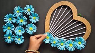 Easy and Quick Paper Wall Hanging Ideas / A4 sheet Wall decor / Cardboard  Reuse /Room Decor DIY