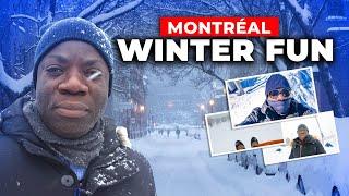 Jean Drapeau Islands and Downtown Montreal Winter Walking Tour