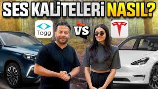 Hangisinin sesi daha iyi? Togg vs Tesla!