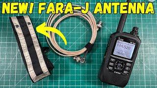 The Fara-J 2 Meter Faraday Cloth J-Pole Antenna By VE6SFX