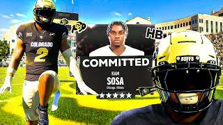 Coach Prime Recruited Kam Sosa To Colorado Ep.10 College Football 25 Road To Glory