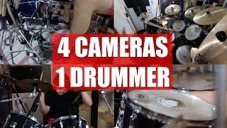 4 Cameras 1 Drummer! EPIC DRUM SOLO