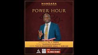 || Power Hour || Ps. C. Mapa || Title: "Hupenyu mukufa" || Tue 12 November 2024