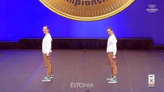 TEAM ESTONIA - HIP HOP DOUBLES | FINAL   ICU WORLDS CHEERLEADING CHAMPIONSHIPS 2023  