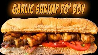 Grilled Garlic Shrimp Po Boy