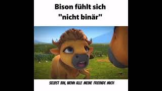 Bison fühlt sich nicht binär